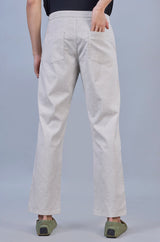 Beige| Linen Slub |Linen Blend | Casual Lowers by L&C | Relax Fit With 4 Pockets and Drawstring