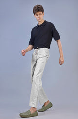 L&C Men's Pista Linen Slub | Linen Blend | Casual Lowers | Relax Fit With 4 Pockets and Drawstring