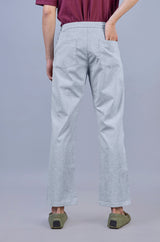 Stylish Sky Blue| L&C Casual Lowers in Linen Blend | Linen Slub | Relax Fit Design with 4 Pockets and Drawstring