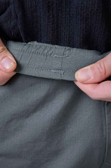 L&C Men's Stone Cotton Dobby Cargo Pants | Comfort Fit