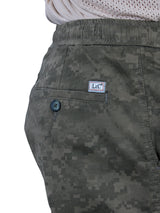 L&C Olive | Relax Fit | Regular Length | Full Elasted Men Cargo | Cotton | Camo Print