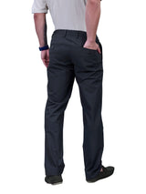 L&C Black | Straight Fit | Regular Length |Side Elastic Casual Trousers for Men | PV 4 Way | Lining