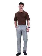 L&C Grey | Straight Fit | Regular Length | Side Elasticated Men Casual Trousers| PV 4 Way | Lining