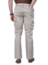 L&C Beige | Relax Fit | Regular Length | Side Elastic Casual Trousers For Men | Imported 2 way Poly | Dobby