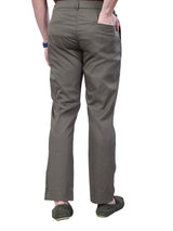 L&C Olive | Relax Fit | Regular Length | Side Elasted Casual Trousers For Men | Imported 2 way Poly | Dobby