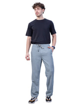 L&C Sky Blue | Baggy Fit | Regular Length | Unisex Casual Lowers | Cotton | Plain