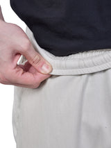 L&C Cream | Baggy Fit | Regular Length | Unisex Casual Lowers | Cotton | Plain