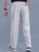 L&C Natural | Baggy Fit | Regular Length | Unisex Casual Lowers | Viscose Tehnsil Linen | Linen Slub