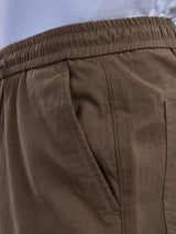 L&C Rust | Baggy Fit | Regular Length | Unisex Casual Lowers | Viscose Linen | Linen Slub