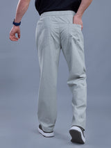 L&C Sky Blue | Baggy Fit | Regular Length | Unisex Casual Lowers | Viscose Linen | Linen Slub