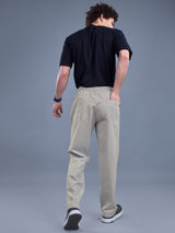 L&C Cream | Baggy Fit | Regular Length | Unisex Casual Lowers | Viscose Linen | Linen Slub