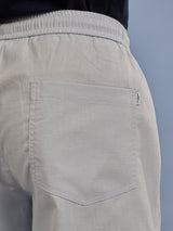 L&C Cream | Baggy Fit | Regular Length | Unisex Casual Lowers | Viscose Linen | Linen Slub