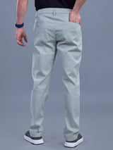 L&C Pista | Relax Fit | Regular Length | Side Elastic Casual Trousers For Men | Cotton Linen | Linen Slub