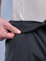 L&C Dark Grey | Straight Fit | Regular Length | Side Elasted Casual Trousers For Men | PV 4 Way Lycra | Plain
