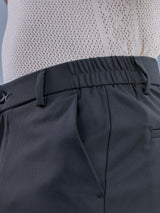 L&C Dark Grey | Straight Fit | Regular Length | Side Elasted Casual Trousers For Men | PV 4 Way Lycra | Plain