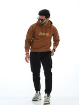 L&C Black | Ankle Length | Cargo Joggers for Men with chain on both side pockets| Cotton Dobby | Casual Wear