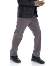 L&C Grey | Relax Fit | Regular Length | Corduroy Casual Trousers for Men | Imported Cordroi Dobby