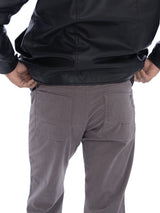 L&C Grey | Relax Fit | Regular Length | Corduroy Casual Trousers for Men | Imported Cordroi Dobby