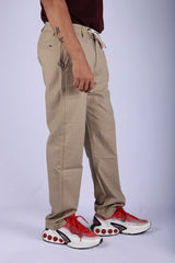 L&C Khaki | Linen Blend | Lined | Relax Fit Casual Lowers