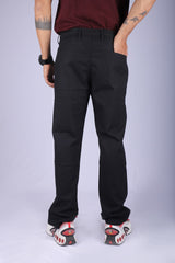 L&C Black | Linen Blend | Lined | Relax Fit | Casual Lowers for Men