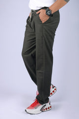 L&C Olive | Relax Fit | Linen Blend | Lined | Casual Lowers for Men