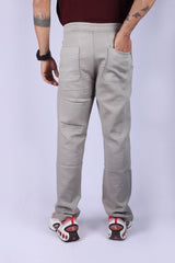 L&C Pista | Relax Fit | Double Cloth Cotton Blend Fabric | Casual Lowers for Men