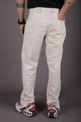 L&C Beige | Relax Fit | Linen Blend | Lined | Casual Lowers for Men