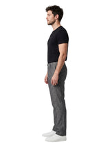 L&C Dark Grey | Relax Fit | Regular Length | Casual Trousers For Men | Linen Blend | Linen Slub