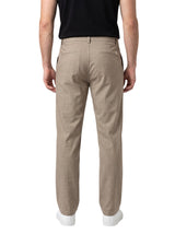 L&C Khaki | Relax Fit | Regular Length | Casual Trousers For Men | Linen Blend | Linen Slub