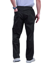 L&C Black | Baggy Fit | Regular Length | Unisex Casual Lowers | Flex Linen | Linen Slub