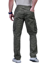 L&C Olive | Relax Fit | Regular Length | Full Elasted Men Cargo | Cotton | Camo Print