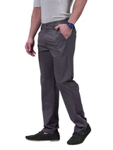 L&C Brown | Straight Fit | Regular Length | Side Elasted Casual Trousers for Men | PV 4 Way | Lining