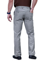 L&C Grey | Straight Fit | Regular Length | Side Elasticated Men Casual Trousers| PV 4 Way | Lining