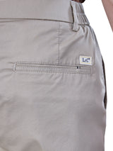 L&C Beige | Relax Fit | Regular Length | Side Elastic Casual Trousers For Men | Imported 2 way Poly | Dobby