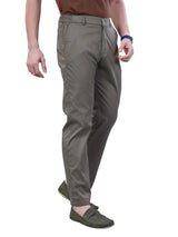 L&C Olive | Relax Fit | Regular Length | Side Elasted Casual Trousers For Men | Imported 2 way Poly | Dobby