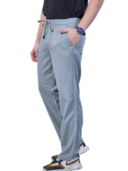 L&C Sky Blue | Baggy Fit | Regular Length | Unisex Casual Lowers | Cotton | Plain