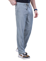 L&C Sky Blue | Baggy Fit | Regular Length | Unisex Casual Lowers | Cotton | Plain
