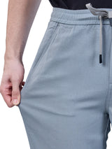 L&C Sky Blue | Baggy Fit | Regular Length | Unisex Casual Lowers | Cotton | Plain