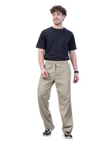 L&C Beige | Baggy Fit | Regular Length | Unisex Casual Lowers | Cotton | Plain