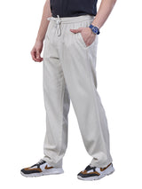 L&C Cream | Baggy Fit | Regular Length | Unisex Casual Lowers | Cotton | Plain