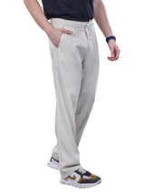L&C Cream | Baggy Fit | Regular Length | Unisex Casual Lowers | Cotton | Plain