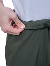 L&C Olive | Baggy Fit | Regular Length | Unisex Casual Lowers | Cotton | Plain