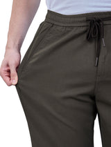 L&C Brown | Baggy Fit | Regular Length | Unisex Casual Lowers | Cotton | Plain