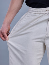 L&C Natural | Baggy Fit | Regular Length  | Unisex Casual Lowers | Viscose Tehnsil Linen | Linen Slub