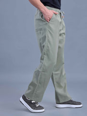 L&C Pista | Baggy Fit | Regular Length | Unisex Casual Lowers | Viscose Tehnsil Linen | Linen Slub