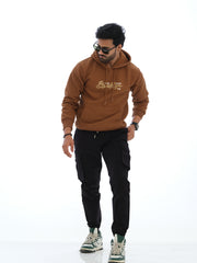 L&C Black | Ankle Length | Cargo Joggers for Men with chain on both side pockets| Cotton Dobby | Casual Wear