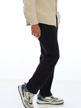 L&C Navy| Relax Fit | Regular Length | Casual Trousers For Men | Imported Cordroi | Patch Pocket Design