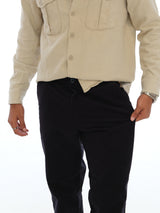 L&C Navy| Relax Fit | Regular Length | Casual Trousers For Men | Imported Cordroi | Patch Pocket Design