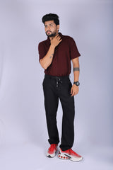 L&C Black | Linen Blend | Lined | Relax Fit | Casual Lowers for Men