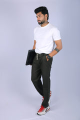 L&C Olive | Relax Fit | Linen Blend | Lined | Casual Lowers for Men